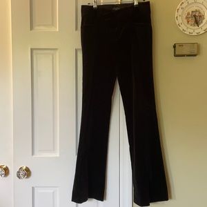Banana republic Velour black pants